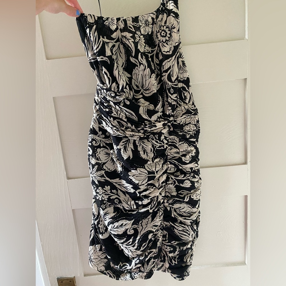 Black and white dress